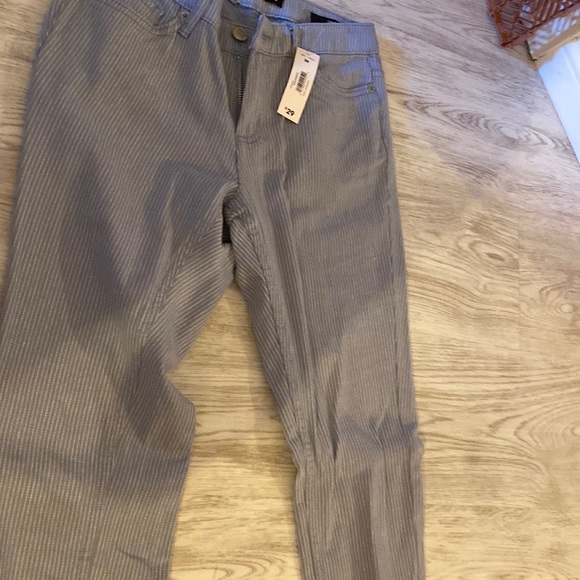 Blue stripped skinny work pant - Picture 1 of 3